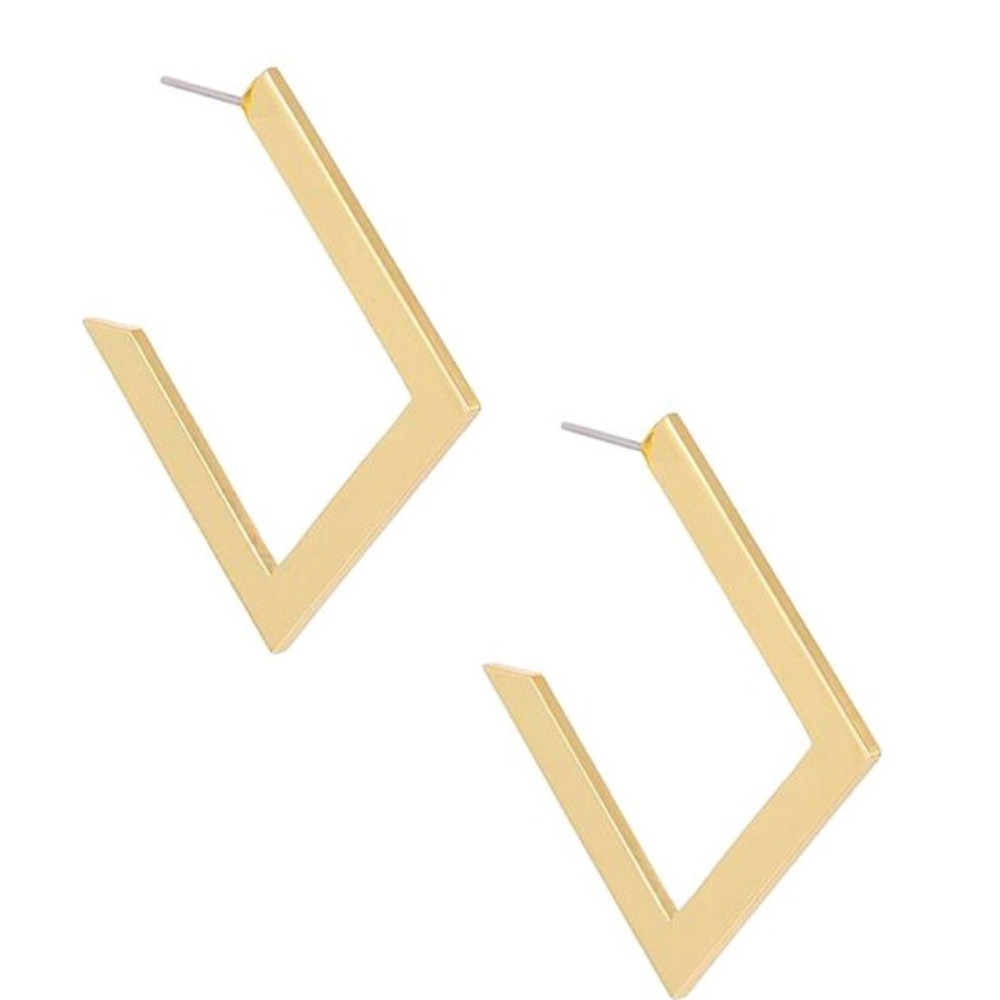 Uncommon James Gold Angular Earrings